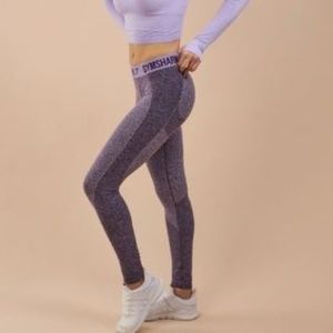 Gymshark Flex Leggings - XS Purple Marl